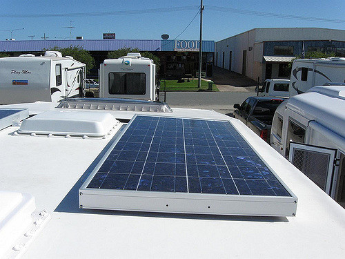 RV solar panel